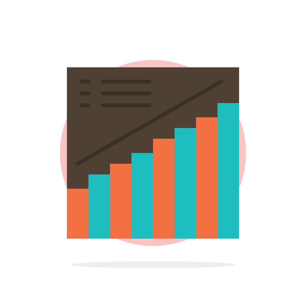 grafico grafico analitica presentazione i saldi astratto cerchio sfondo piatto colore icona vettore