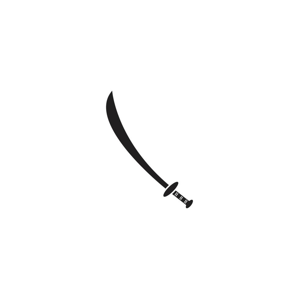 vettore del logo della spada