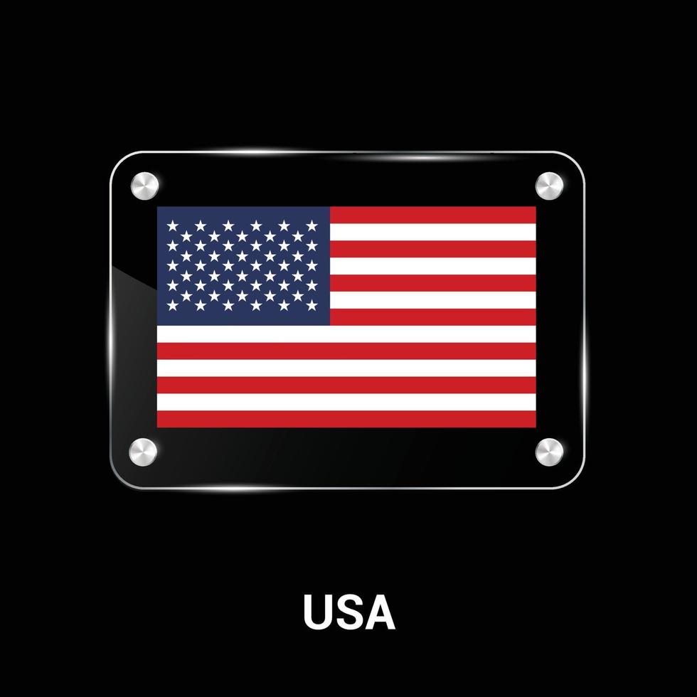 Stati Uniti d'America bandiera design vettore