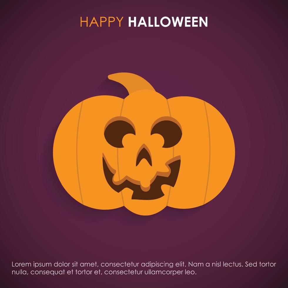 contento Halloween carte con creativo design e tipografia vettore