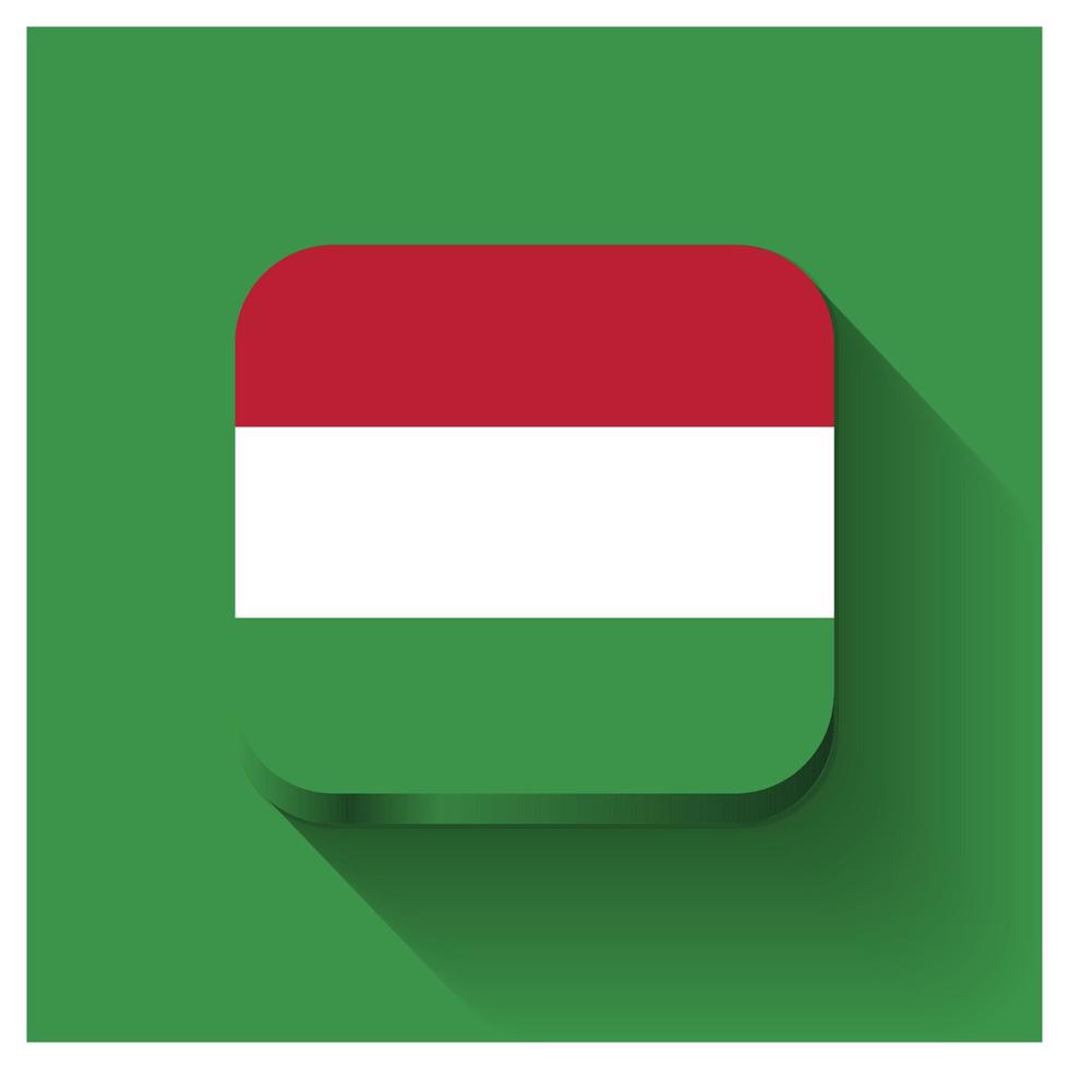 Ungheria bandiera design vettore