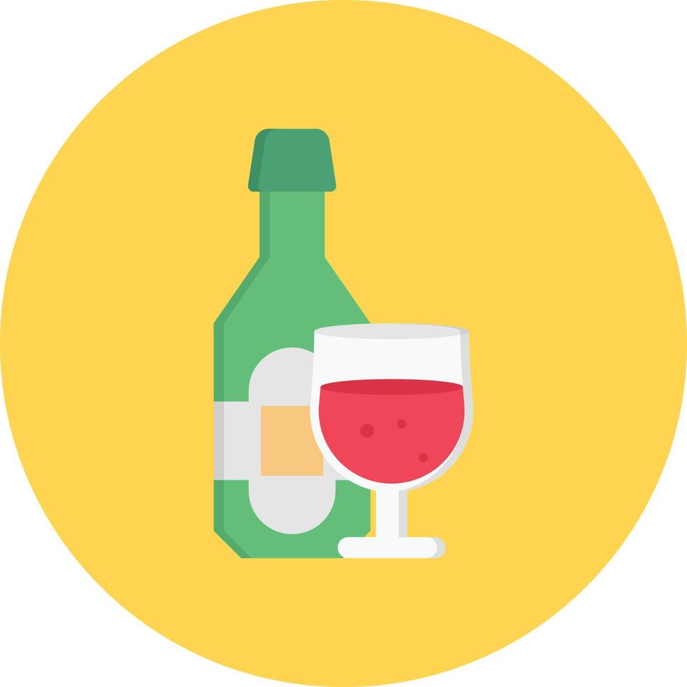 illustrazione vettoriale del vino su uno sfondo simboli di qualità premium. icone vettoriali per il concetto e la progettazione grafica.