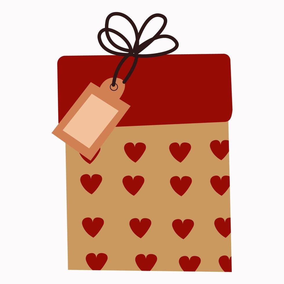 regalo d'oro rosso scatole isolato con nastro e arco. compleanno celebrazione concetto. vettore illustrazione