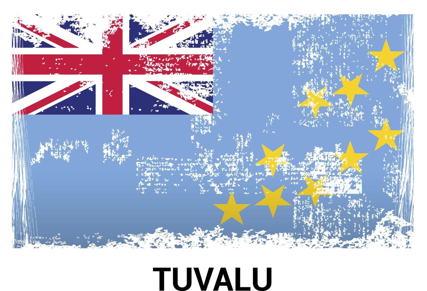 tuvalu bandiera design vettore