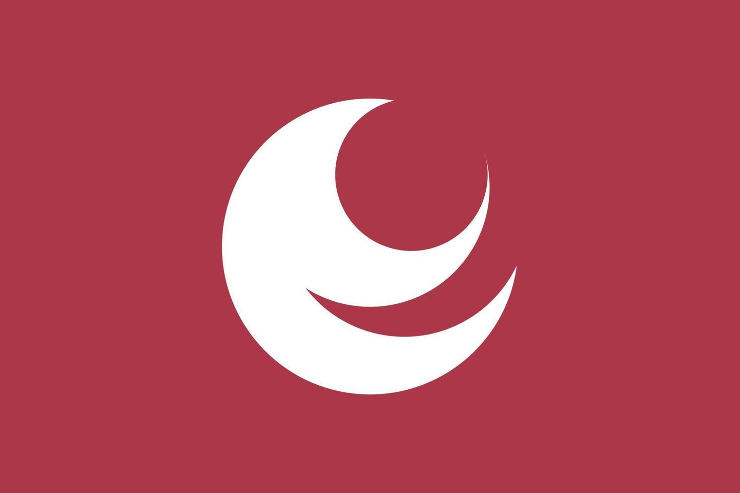 Hiroshima bandiera, Giappone prefettura. vettore illustrazione