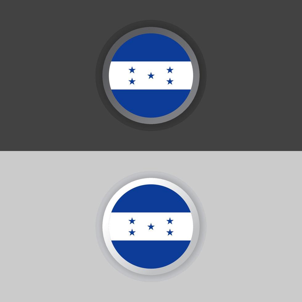 illustrazione di Honduras bandiera modello vettore