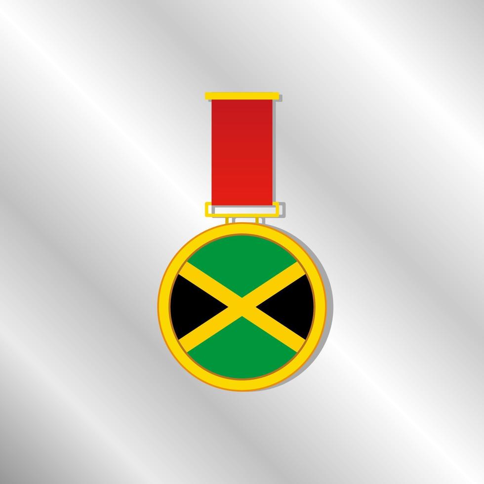 illustrazione di Giamaica bandiera modello vettore