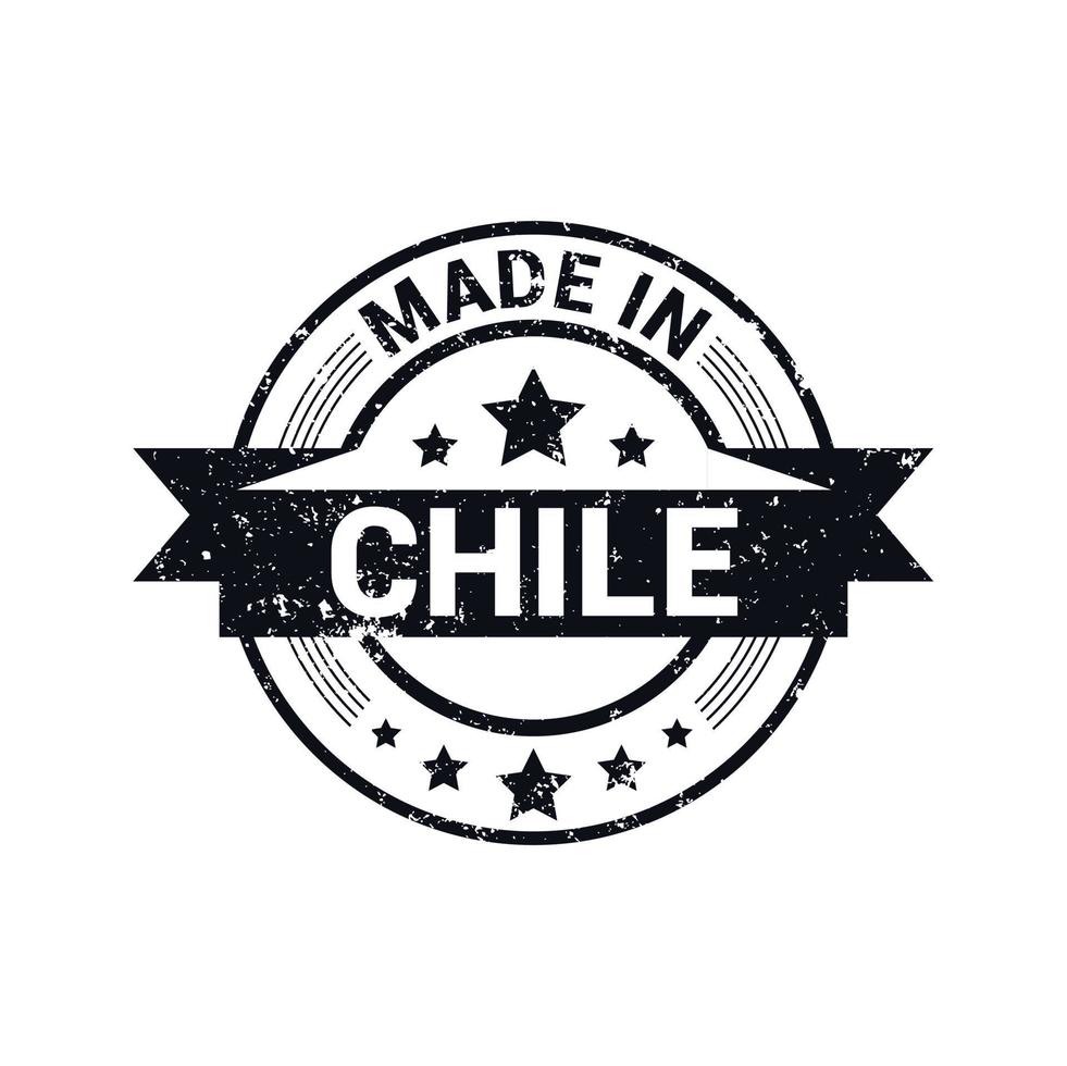 chile francobollo design vettore