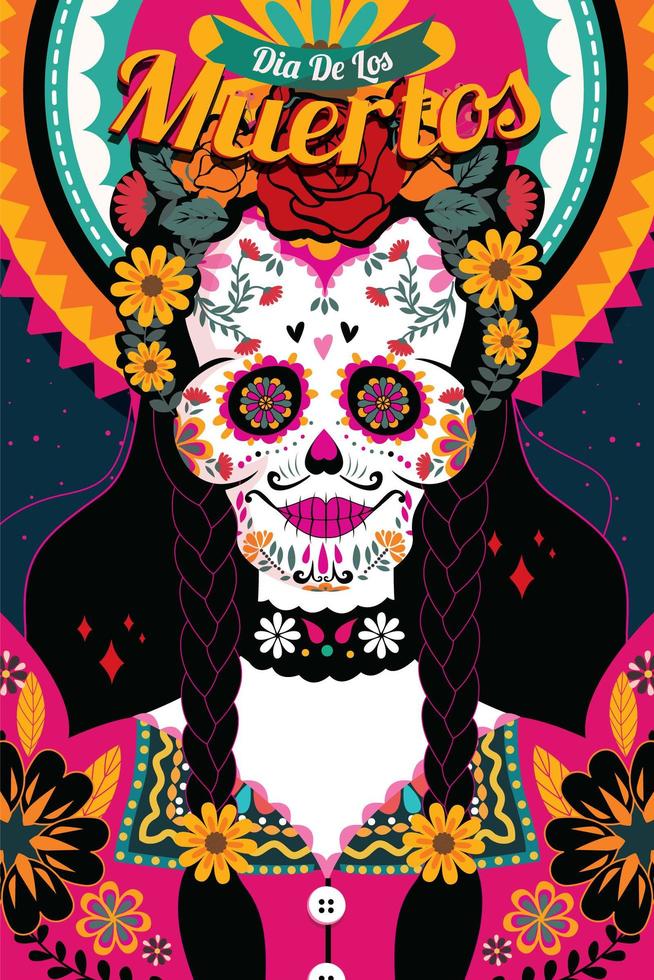 dia de los muertos illustrazione vettore