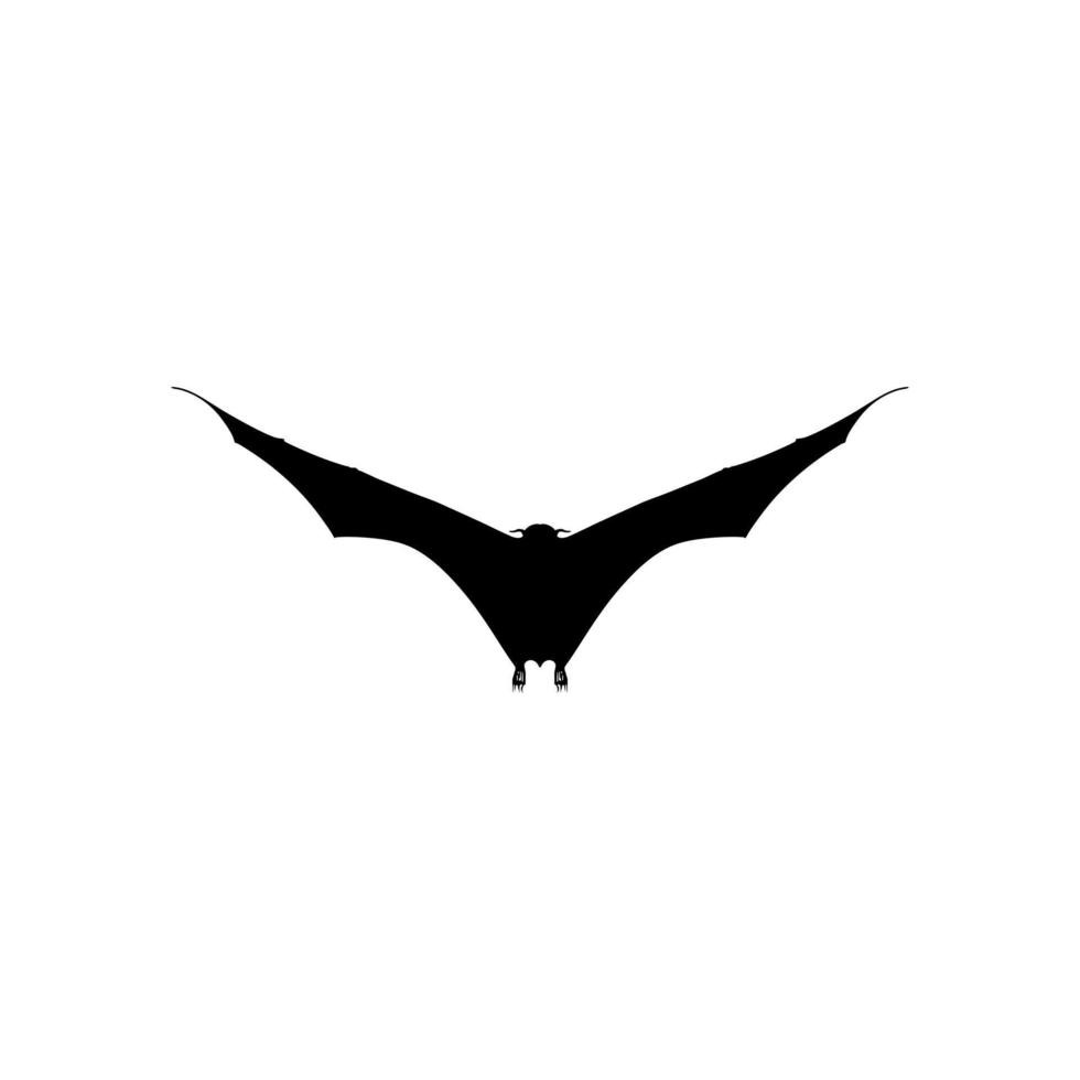 silhouette di il paio di volante Volpe o pipistrello per arte illustrazione, icona, simbolo, pittogramma, logo, sito web, o grafico design elemento. vettore illustrazione