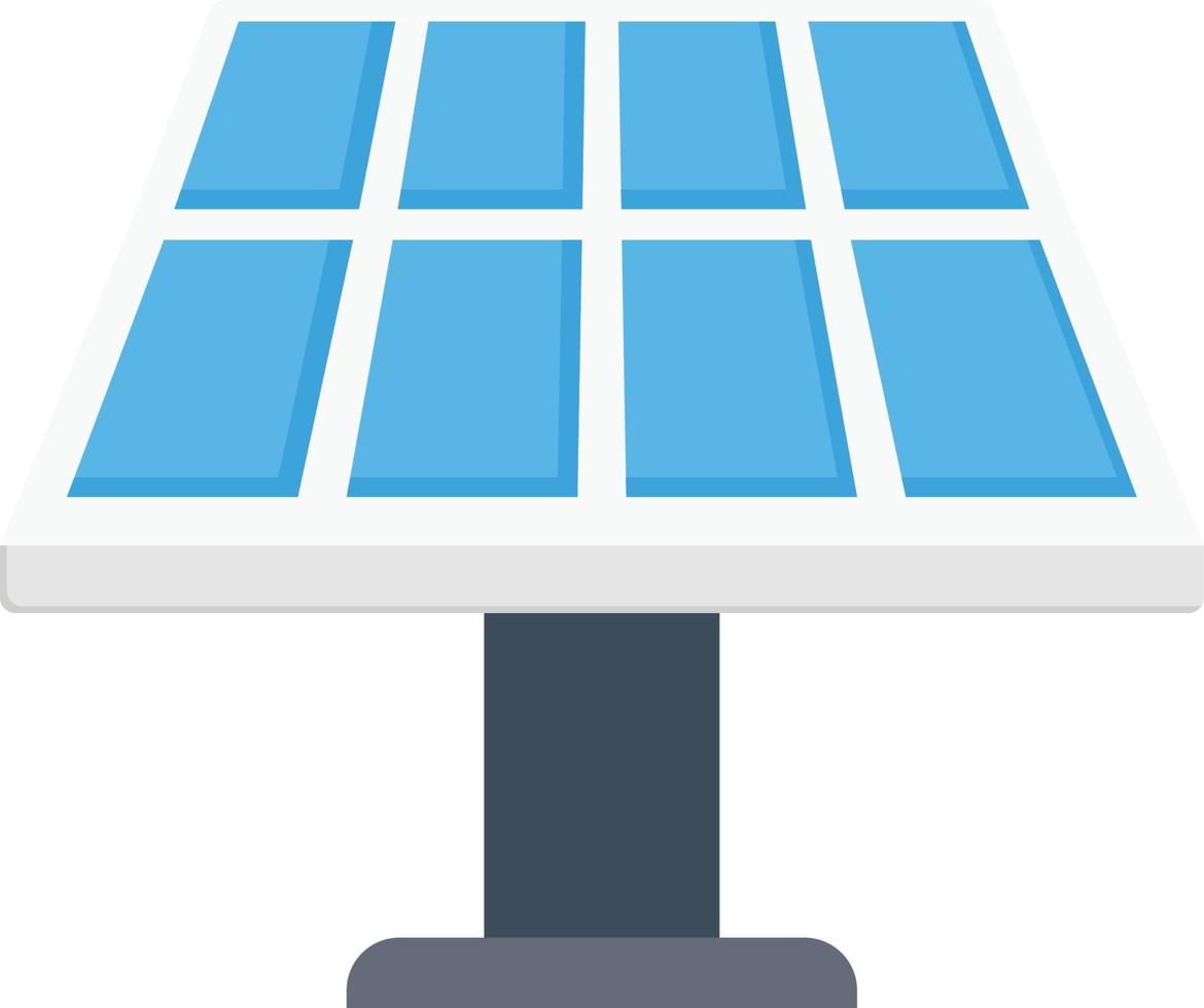 illustrazione vettoriale del pannello solare su uno sfondo. simboli di qualità premium. icone vettoriali per il concetto e la progettazione grafica.