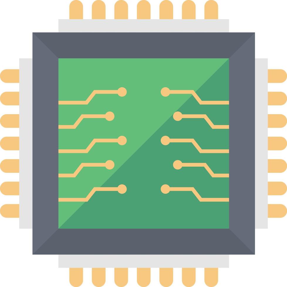 illustrazione vettoriale di chip su uno sfondo. simboli di qualità premium. icone vettoriali per il concetto e la progettazione grafica.