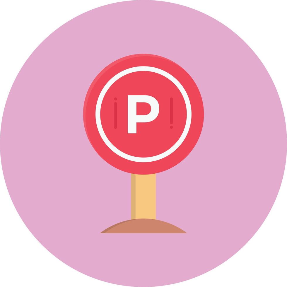 illustrazione vettoriale del tabellone di parcheggio su uno sfondo. simboli di qualità premium. icone vettoriali per il concetto e la progettazione grafica.
