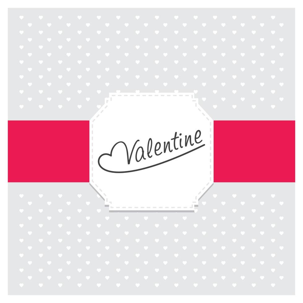 San Valentino giorno design tipografia e carta con elegante design vettore