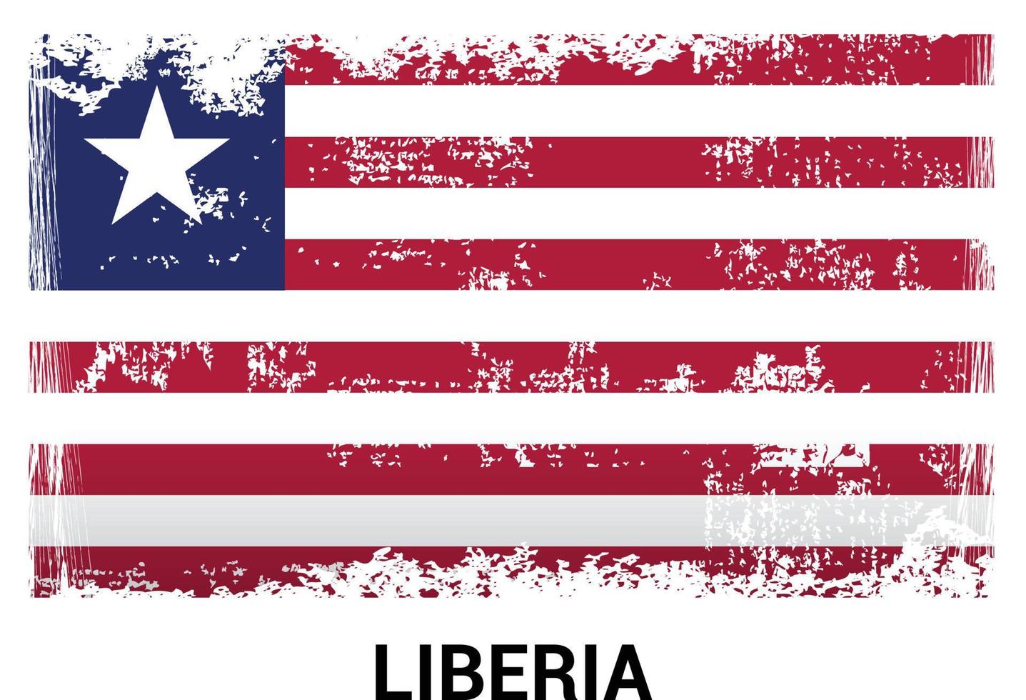 Liberia bandiere design vettore