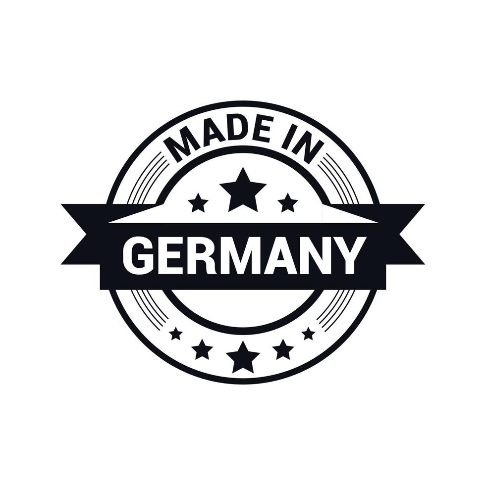 Germania francobollo design vettore
