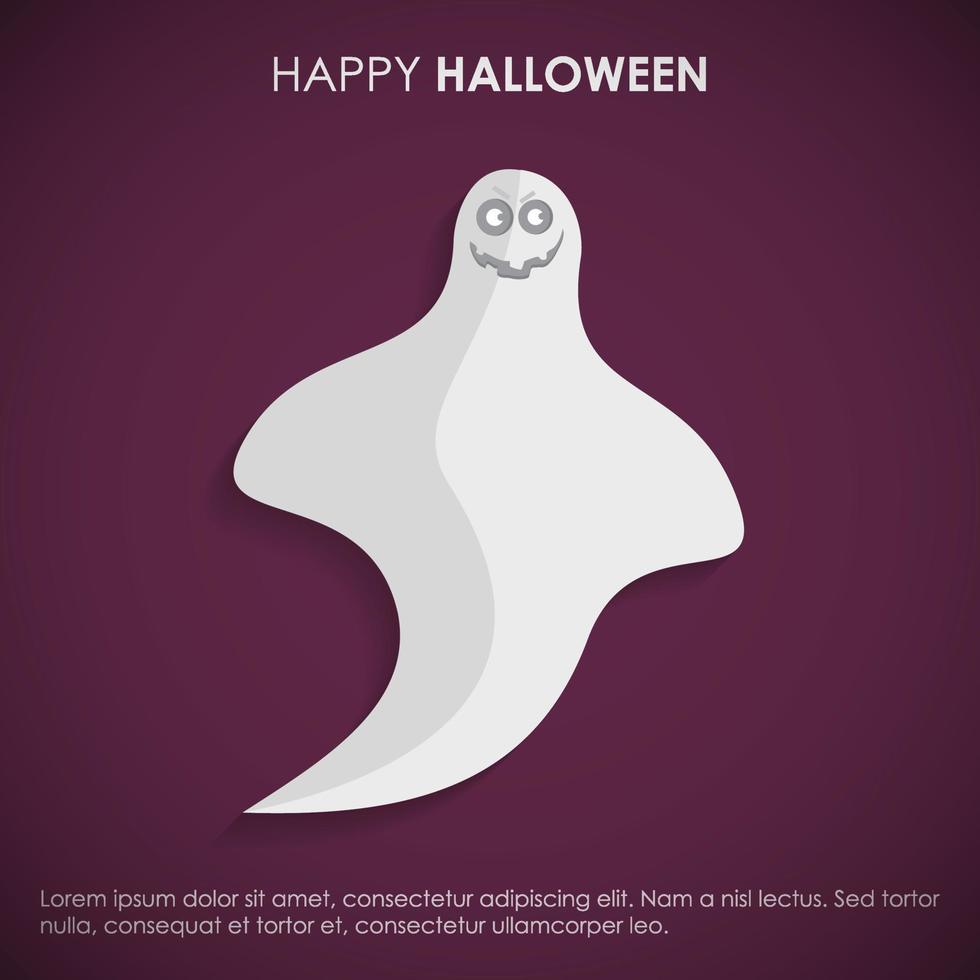 contento Halloween carte con creativo design e tipografia vettore