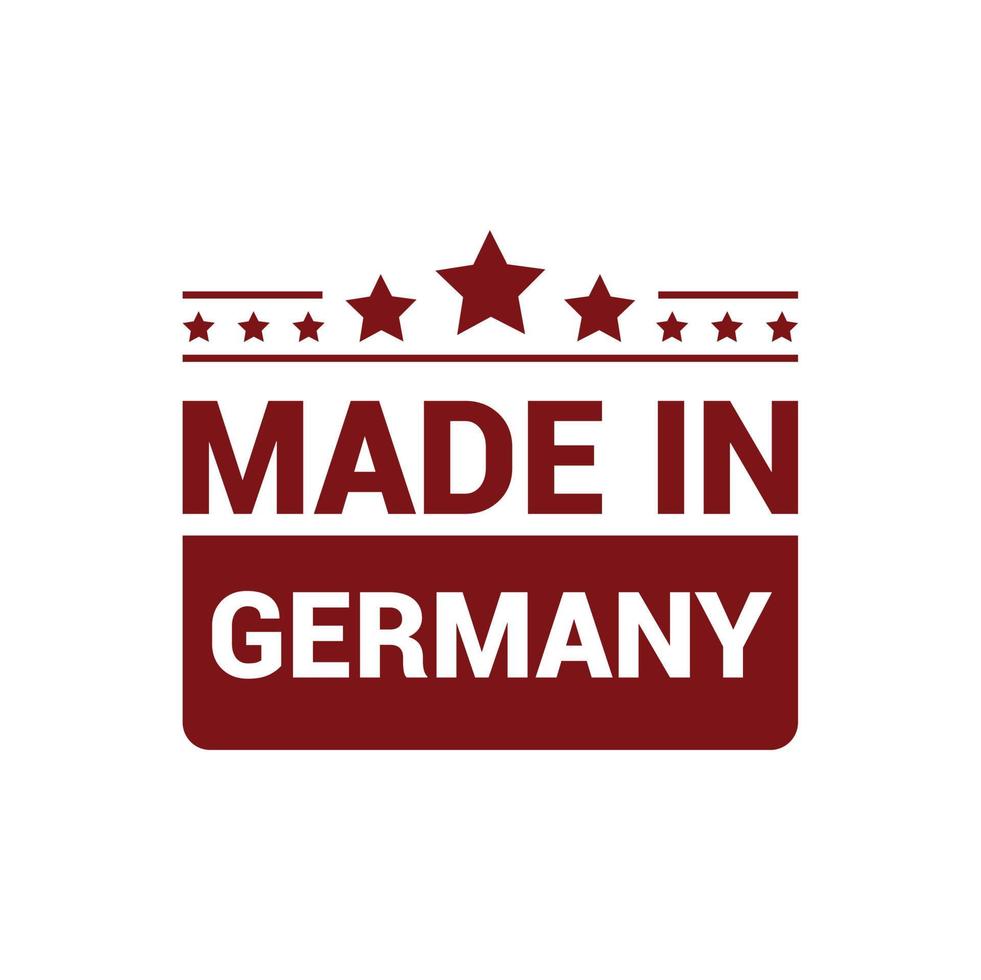Germania francobollo design vettore