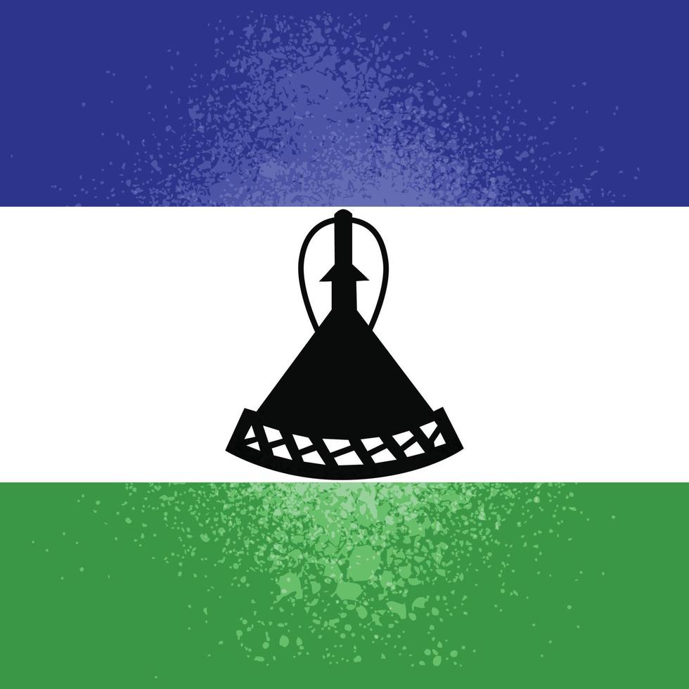 Lesoto indipendenza giorno design vettore