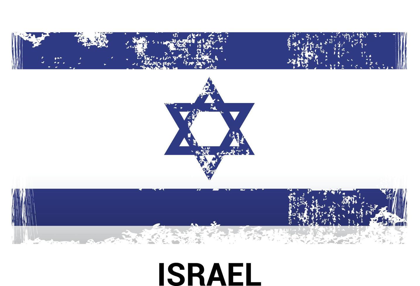 Israele bandiera design vettore