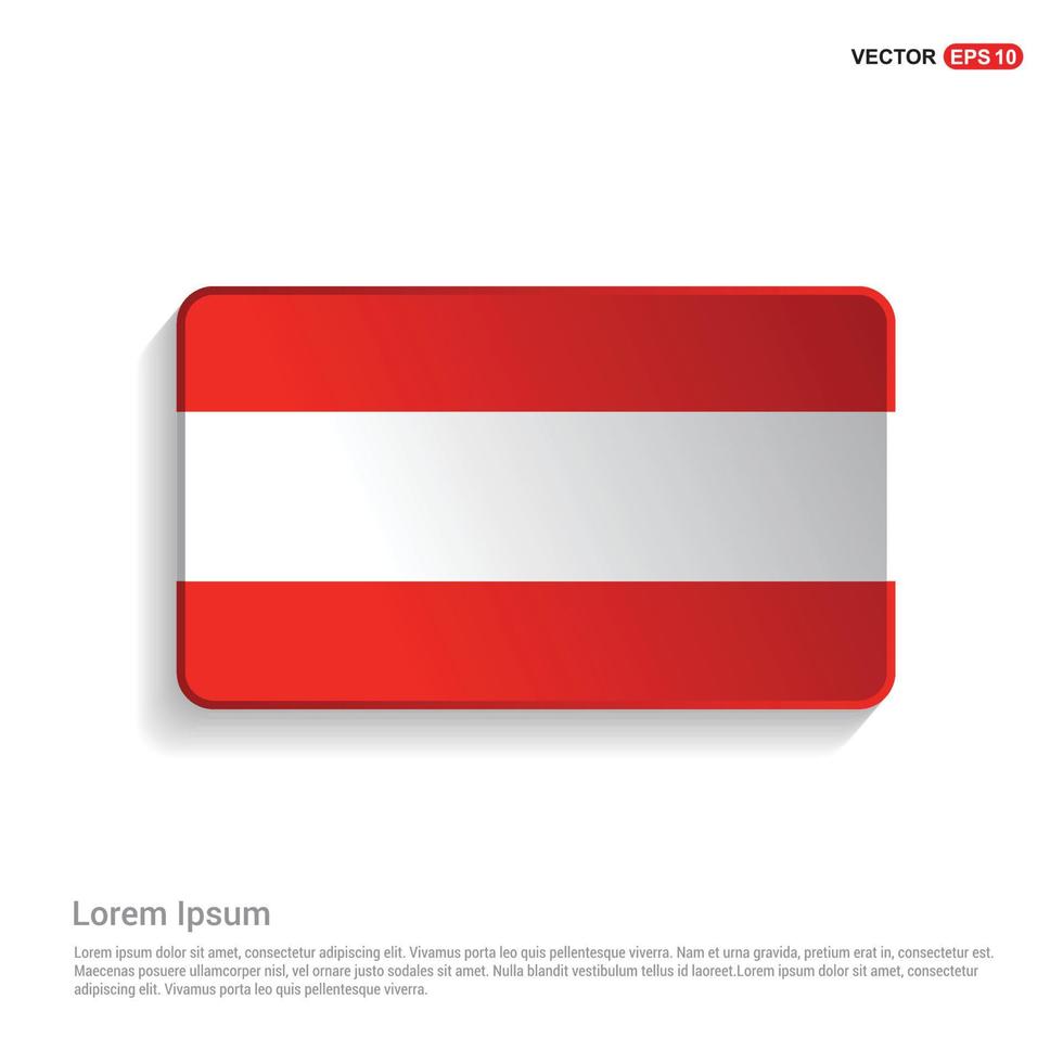 Austria bandiera design vettore