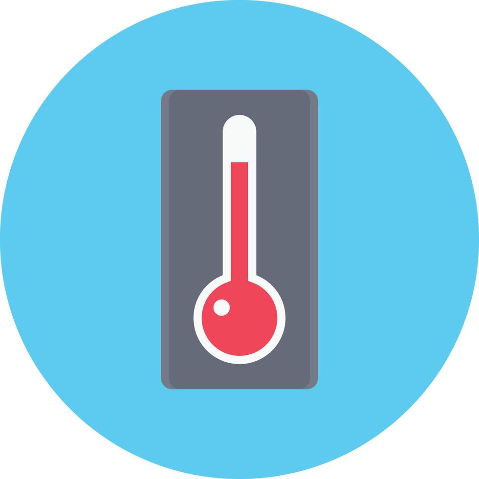 illustrazione vettoriale del termometro su uno sfondo. simboli di qualità premium. icone vettoriali per il concetto e la progettazione grafica.