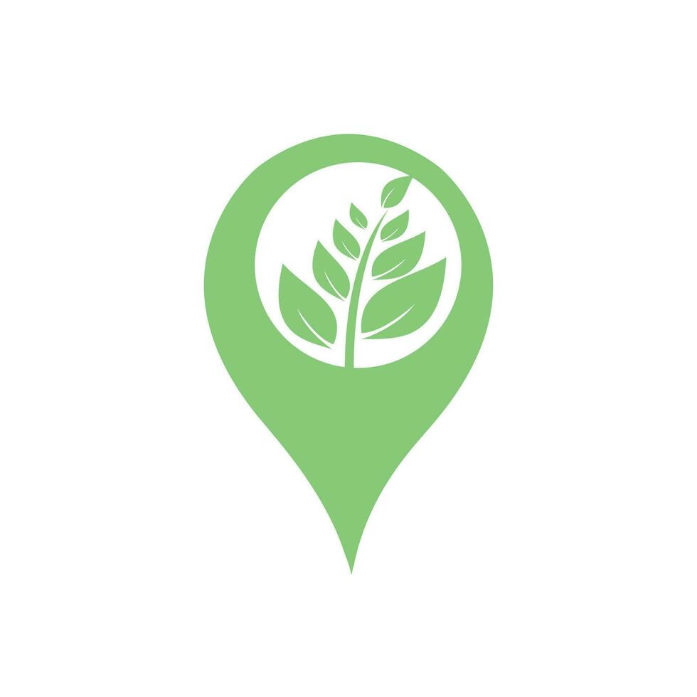 GPS giardino vettore logo design. GPS icona. navigazione vettore logo. navigazione vettore icona.