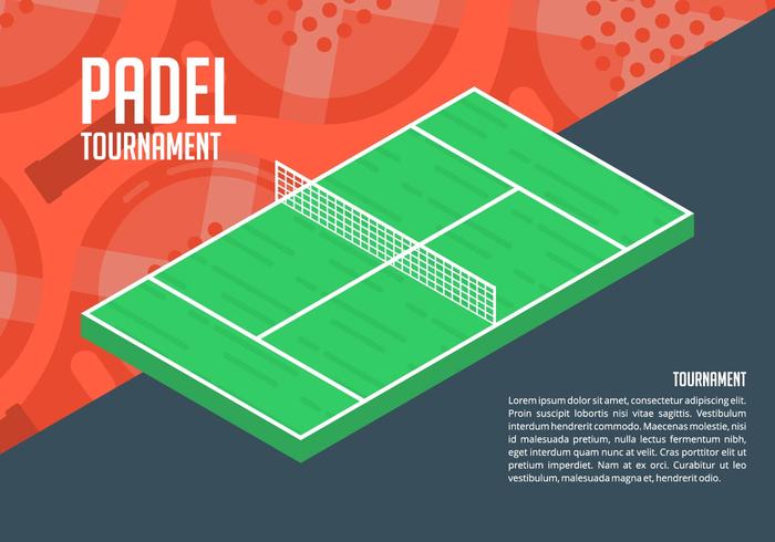 Padel sfondo vettore