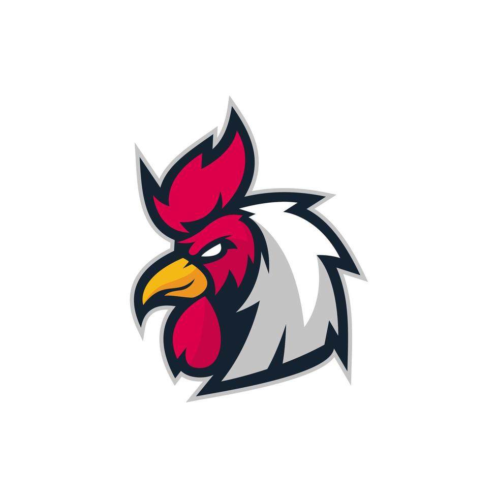 Gallo esports logo vettore