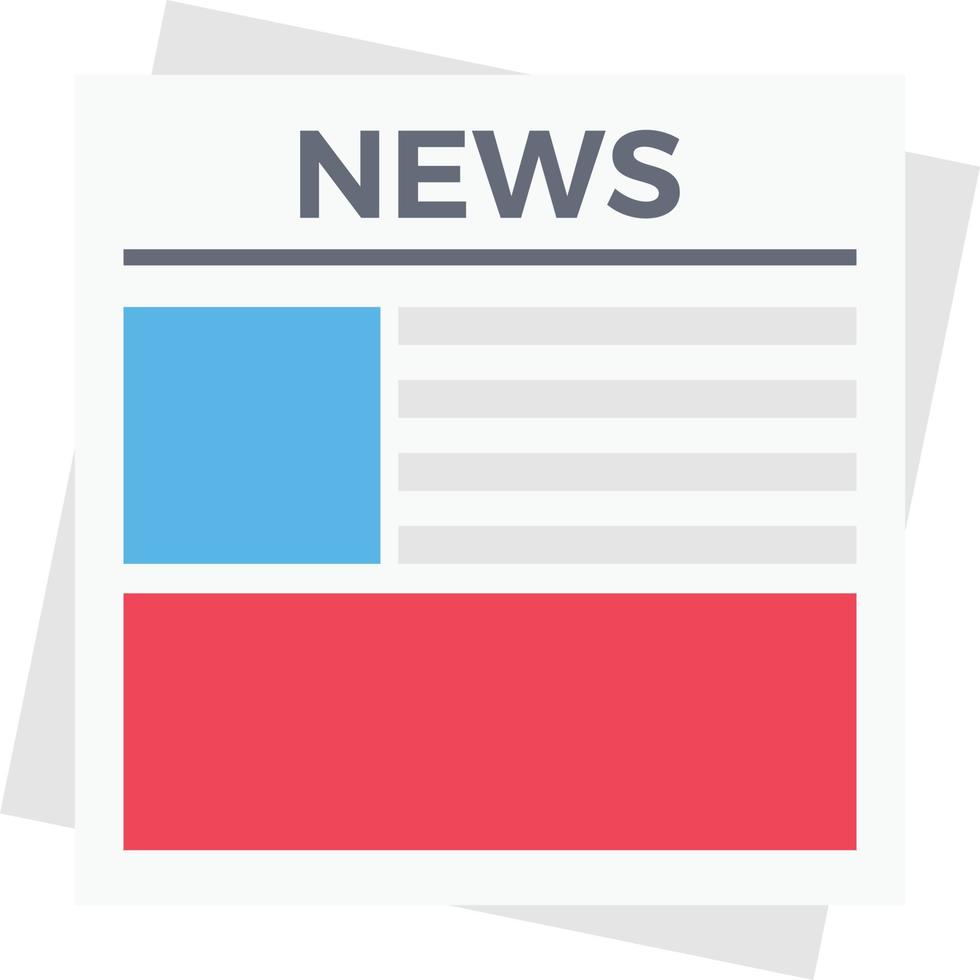 illustrazione vettoriale di carta di notizie su uno sfondo simboli di qualità premium. icone vettoriali per il concetto e la progettazione grafica.