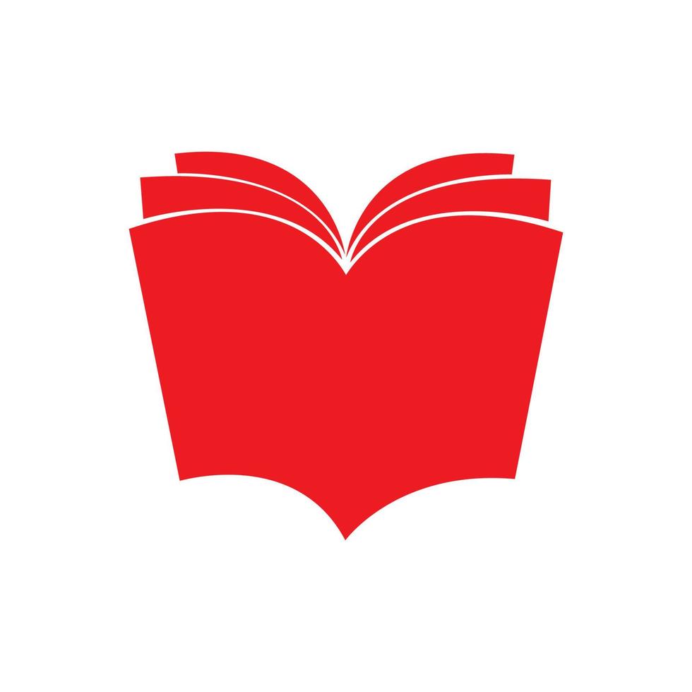 vettore di logo del libro