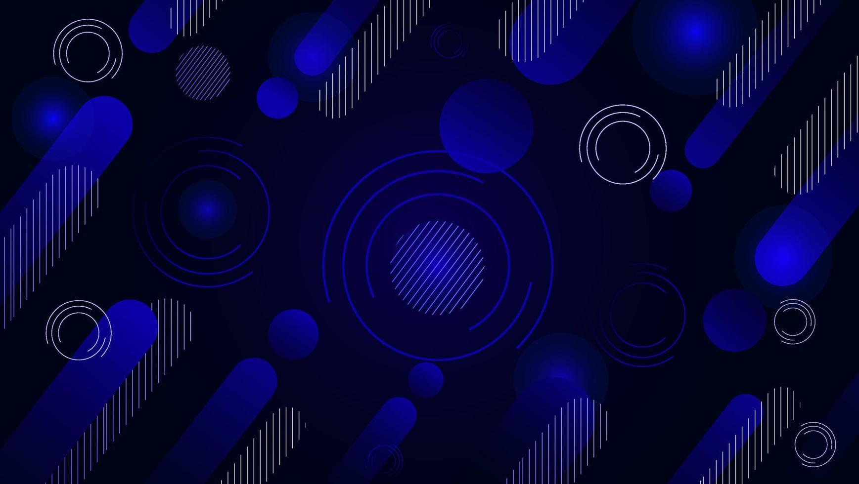 astratto blu sfondo con cerchio in profondità blu design per evento sfondo vettore