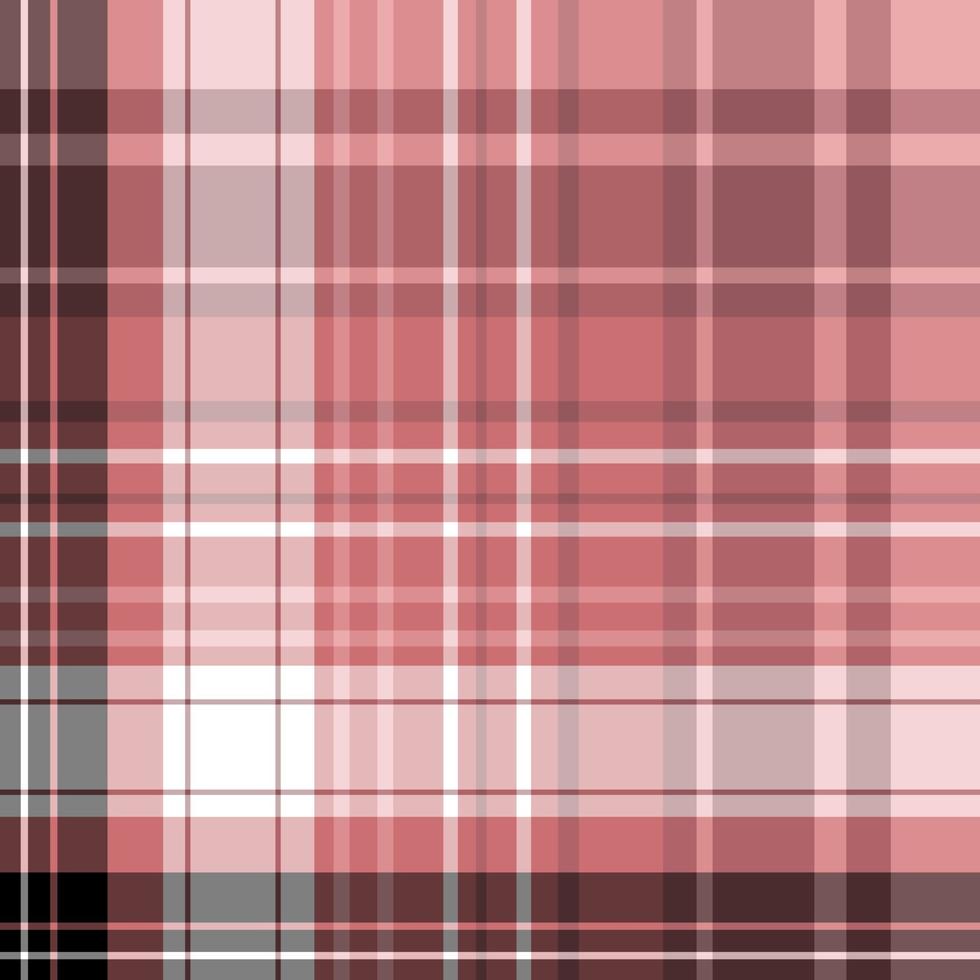 senza soluzione di continuità modello nel caldo rosa, bianca e nero colori per plaid, tessuto, tessile, Abiti, tovaglia e altro le cose. vettore Immagine.