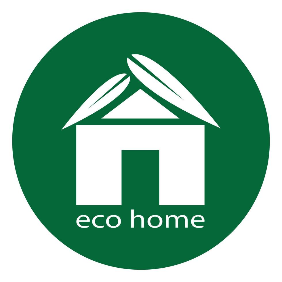 eco casa logo vettore