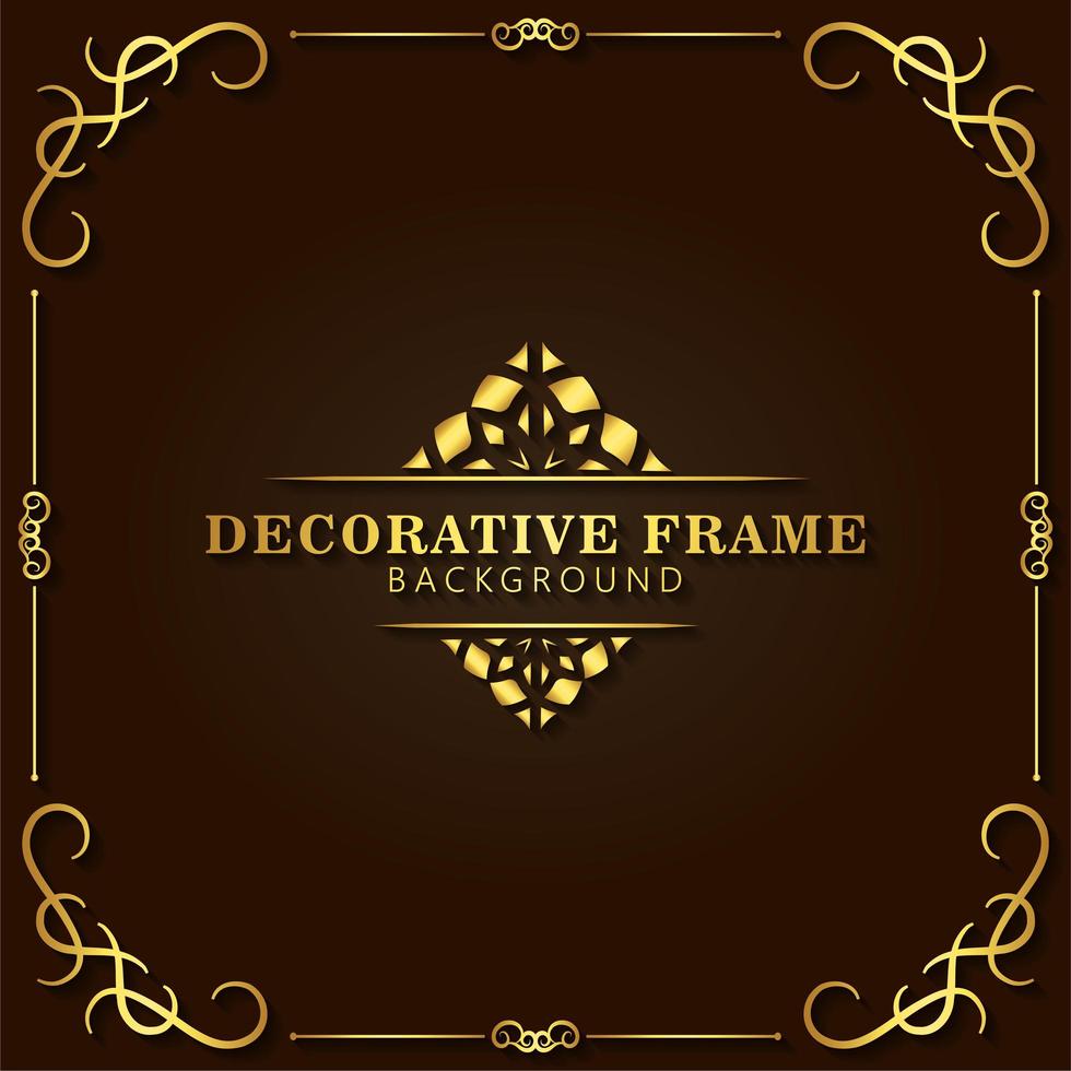 sfondo elegante cornice decorativa vettore