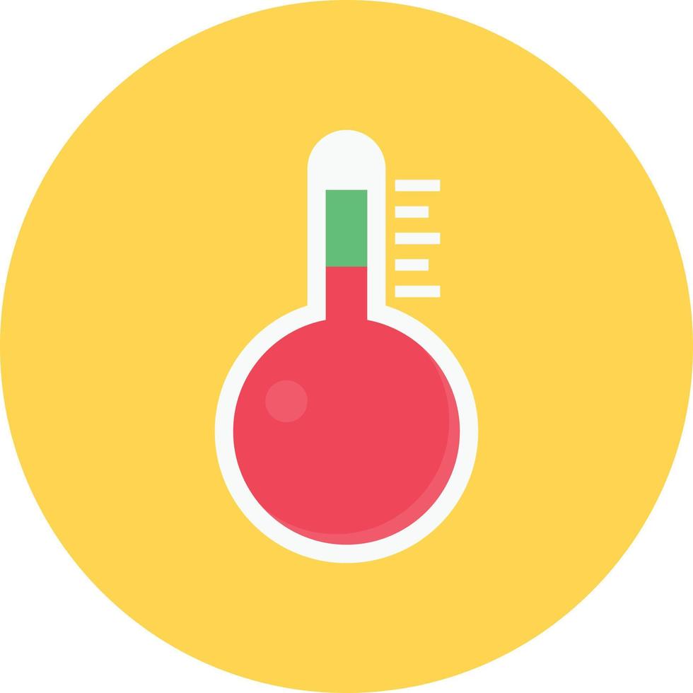 illustrazione vettoriale della temperatura su uno sfondo. simboli di qualità premium. icone vettoriali per il concetto e la progettazione grafica.