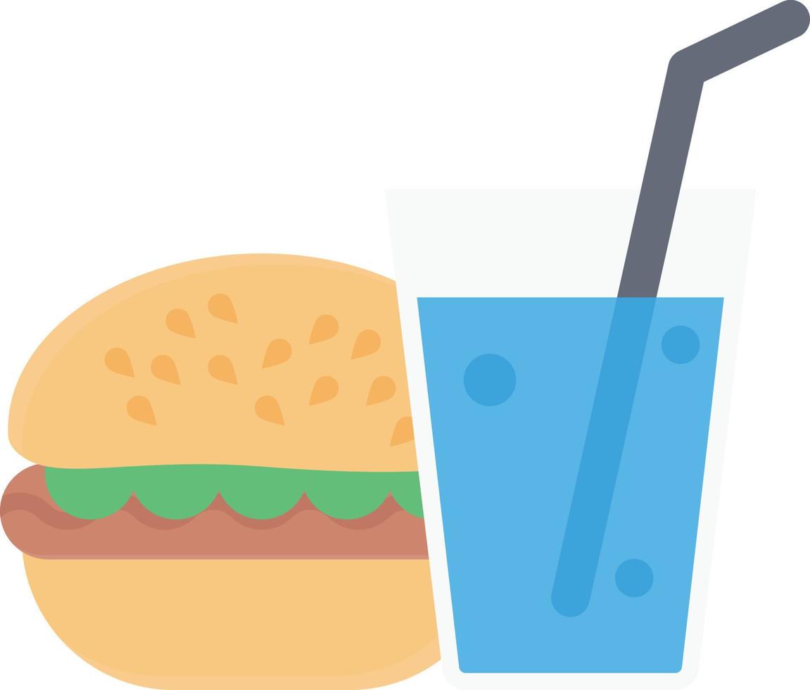 illustrazione vettoriale di fast food su uno sfondo simboli di qualità premium. icone vettoriali per il concetto e la progettazione grafica.