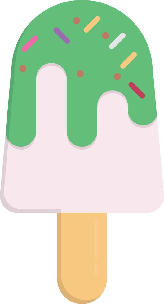 illustrazione vettoriale di gelato su uno sfondo. simboli di qualità premium. icone vettoriali per il concetto e la progettazione grafica.