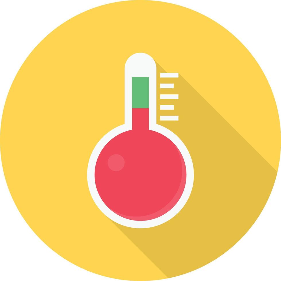 illustrazione vettoriale della temperatura su uno sfondo. simboli di qualità premium. icone vettoriali per il concetto e la progettazione grafica.