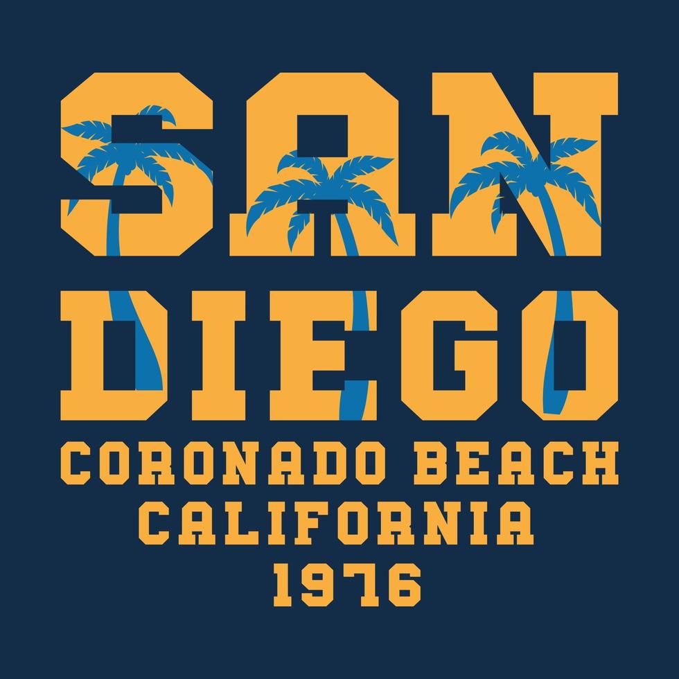 vettore illustrazione su il tema di Surf e fare surf nel California, san diego, coronado spiaggia. tipografia, maglietta grafica, Stampa, manifesto, Surf sport coronado tipografia, maglietta grafica, vettori.