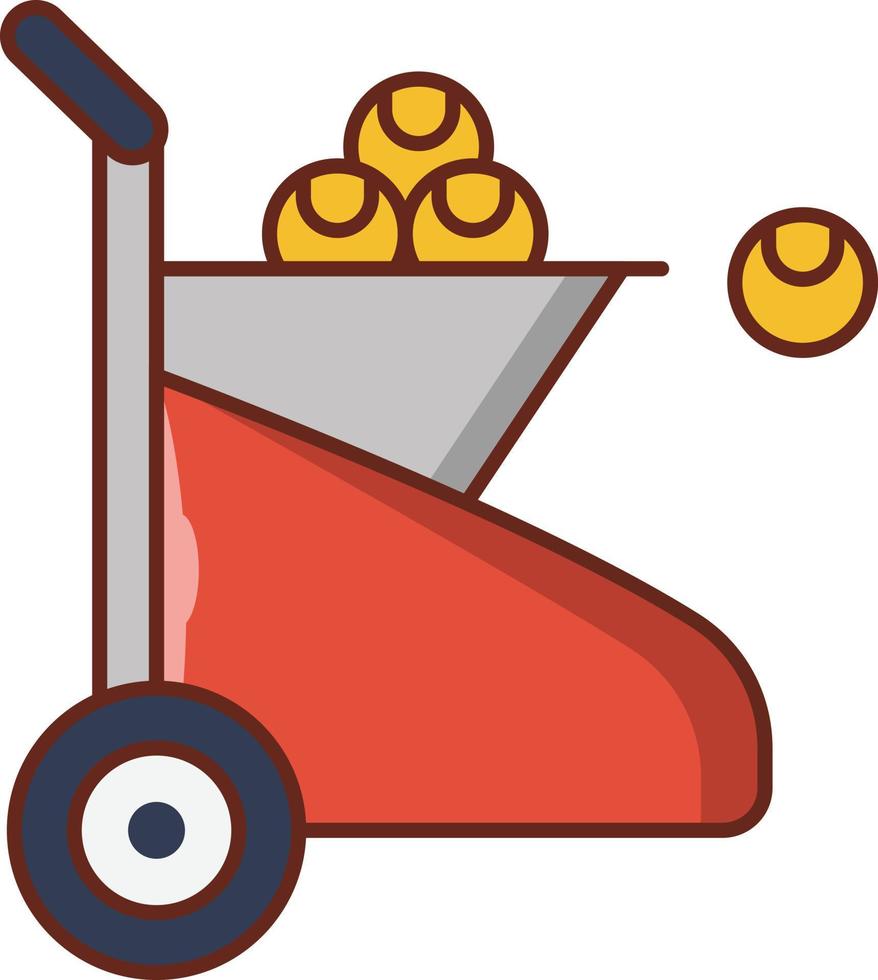 carrello palla vettore illustrazione su un' sfondo.premio qualità simboli.vettore icone per concetto e grafico design.