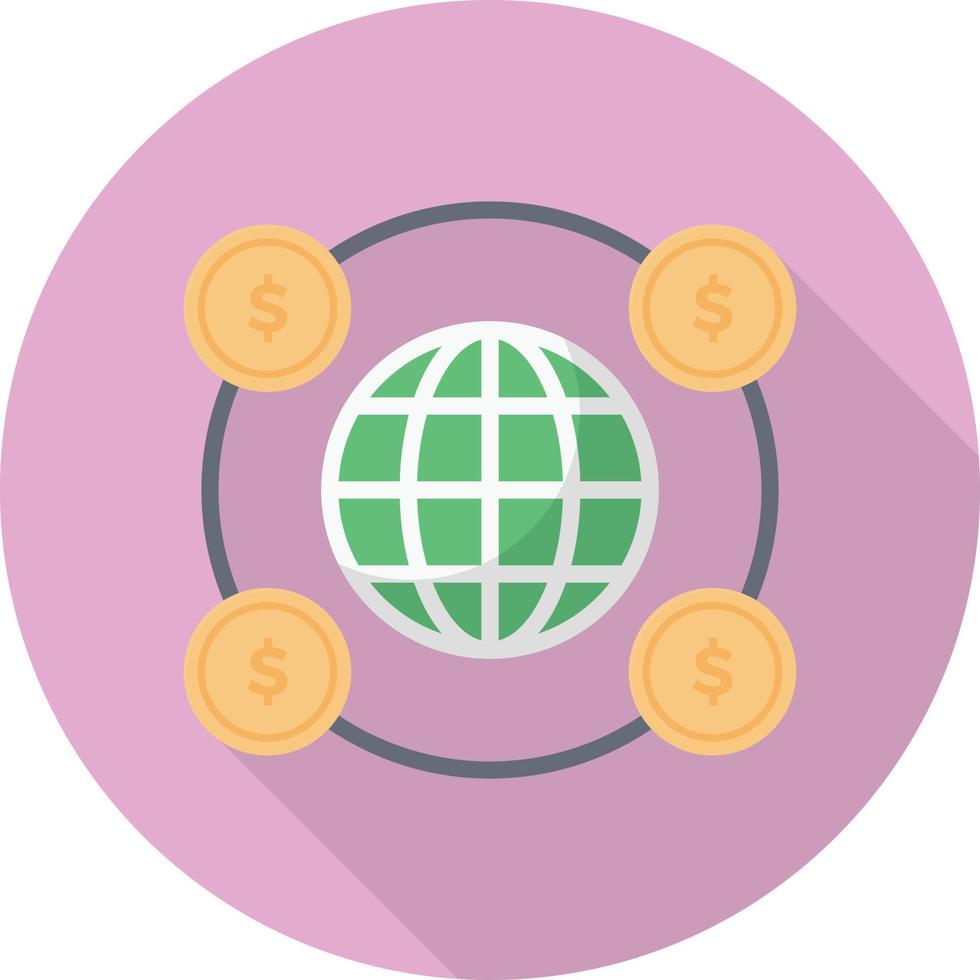 illustrazione vettoriale di connessione globale su uno sfondo. simboli di qualità premium. icone vettoriali per il concetto e la progettazione grafica.