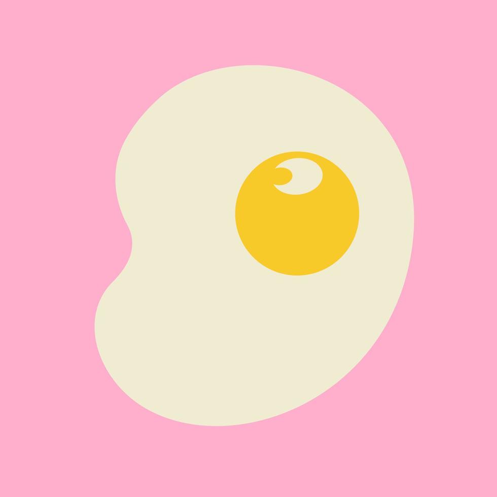 fritte uovo vettore illustrazione immagini. eps10