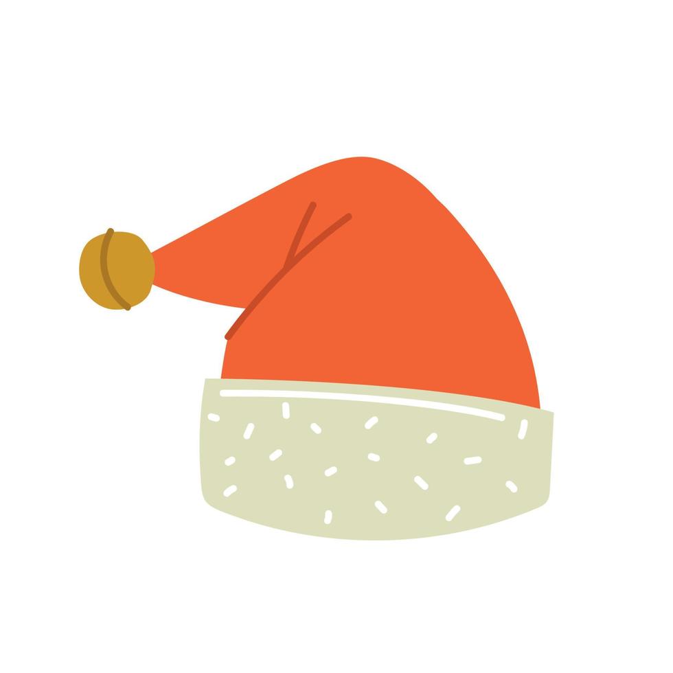 Babbo Natale cappello. Natale elementi. vettore Immagine.