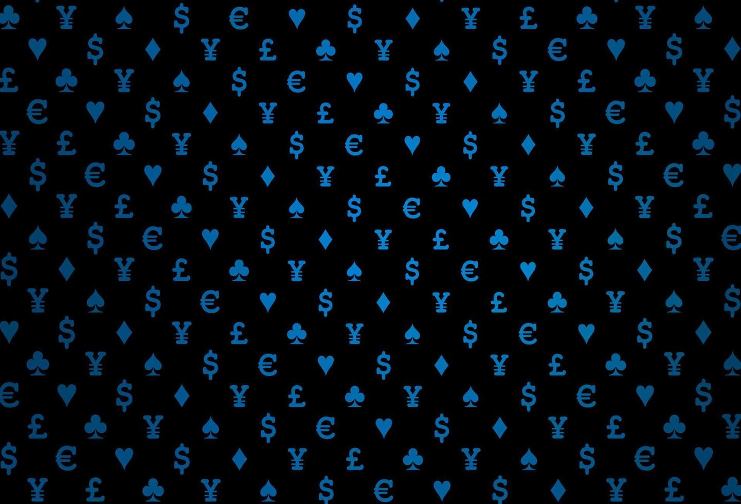 layout vettoriale blu scuro con elementi di carte.