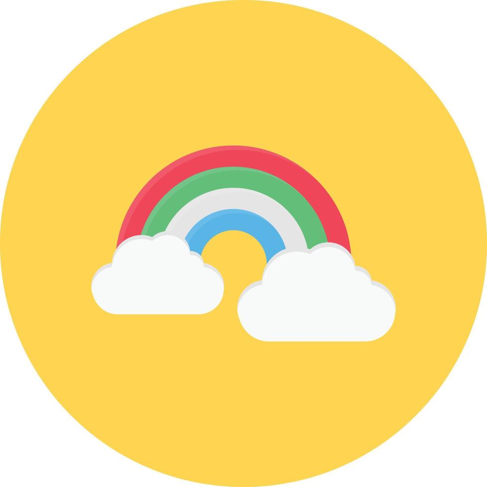 illustrazione vettoriale arcobaleno su uno sfondo. simboli di qualità premium. icone vettoriali per il concetto e la progettazione grafica.
