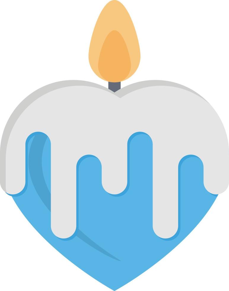 illustrazione vettoriale di candela su uno sfondo. simboli di qualità premium. icone vettoriali per il concetto e la progettazione grafica.