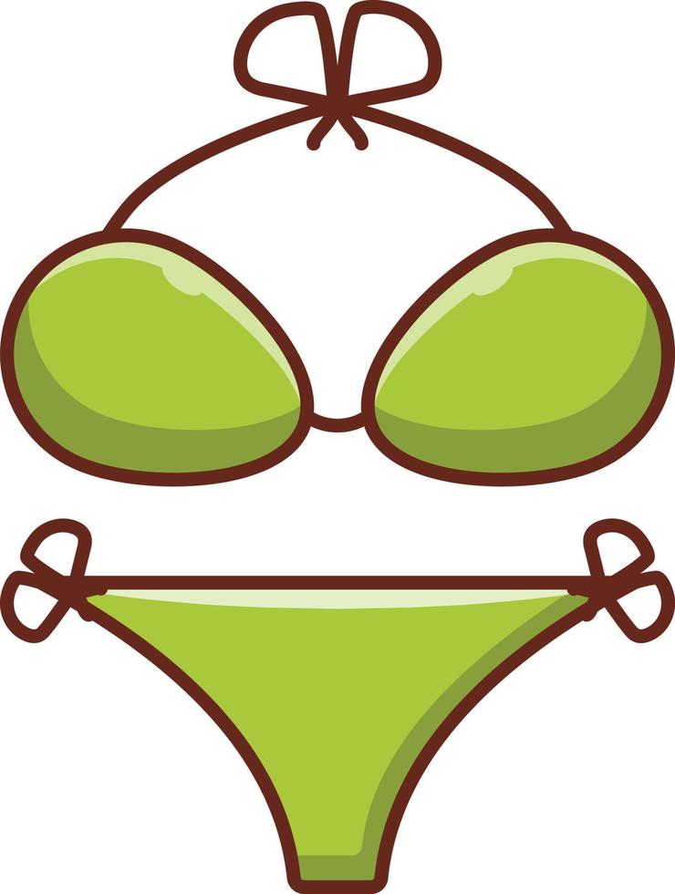 bikini vettore illustrazione su un' sfondo.premio qualità simboli.vettore icone per concetto e grafico design.