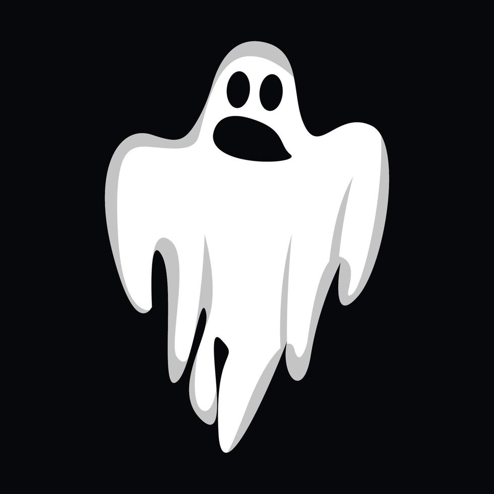 fantasma logo disegno, Halloween icona, Halloween costume illustrazione, celebrazione bandiera modello vettore