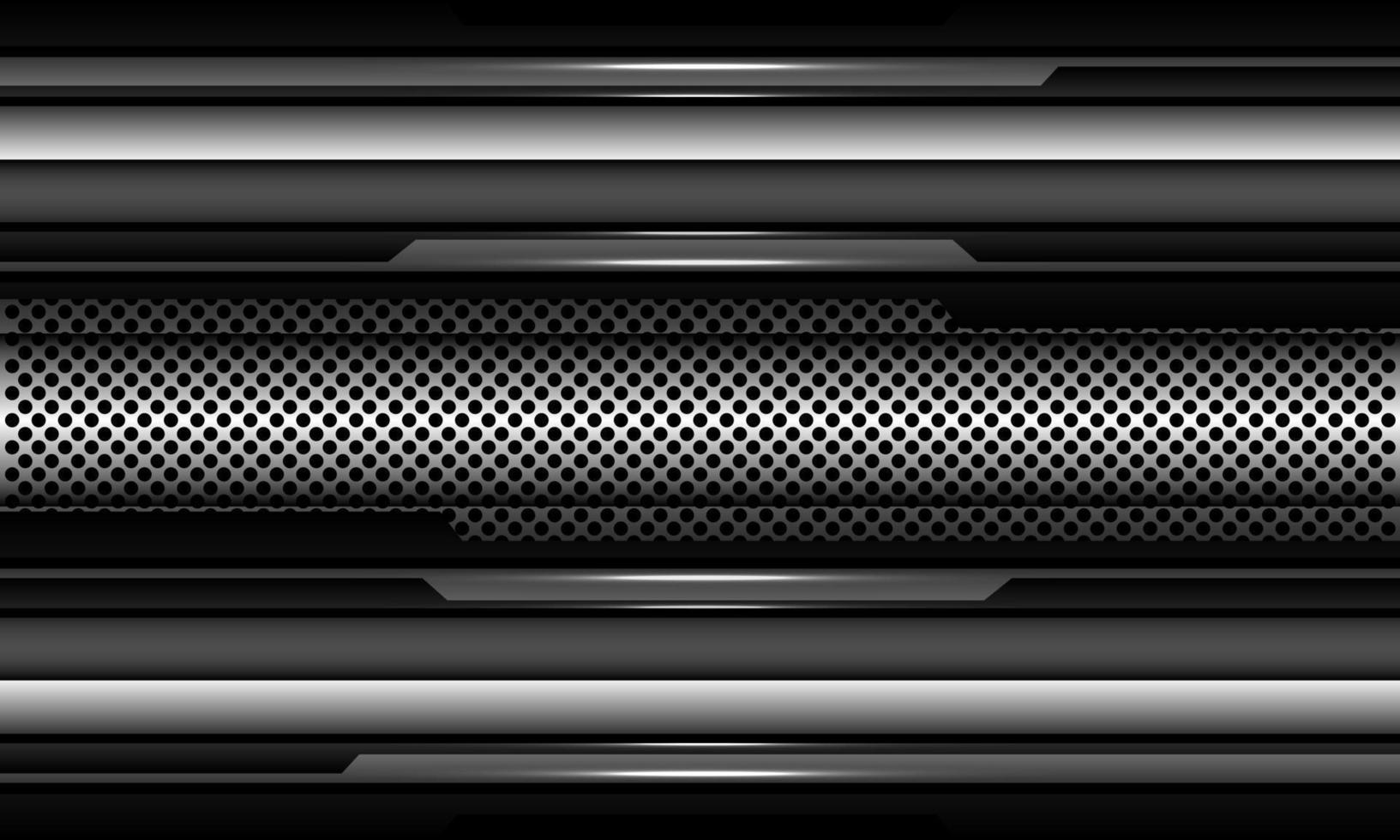 astratto argento cerchio maglia modello bandiera grigio nero informatica geometrico design ultramoderno sfondo struttura vettore